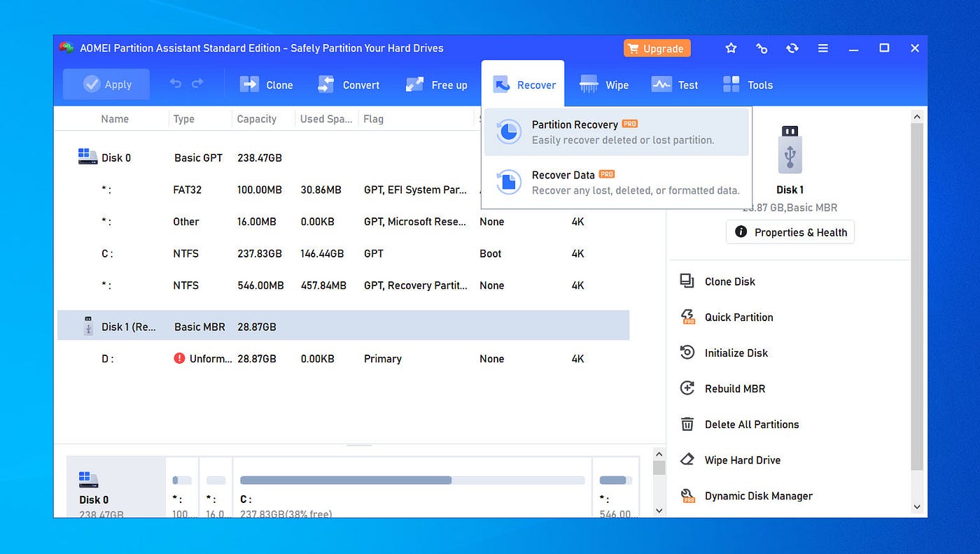 AOMEI Partition Assistant 