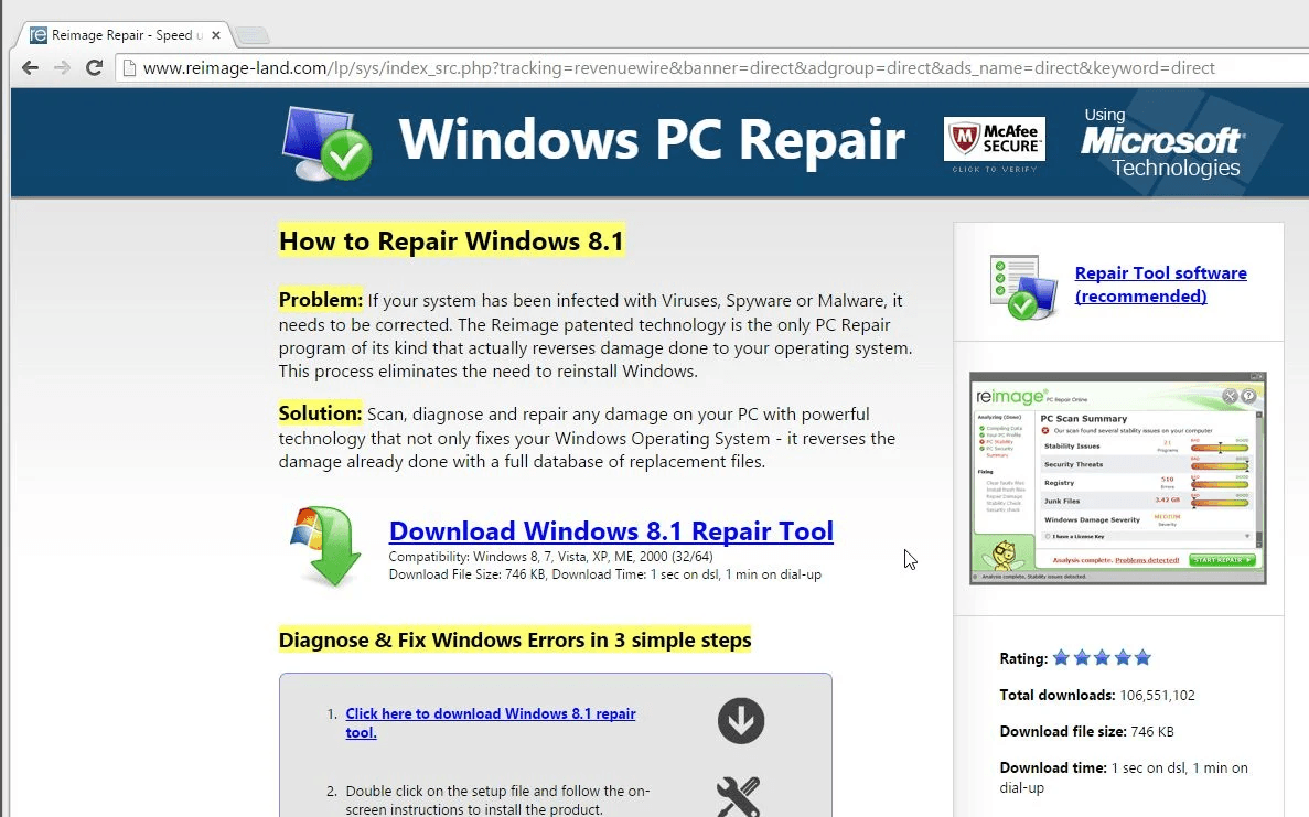 Reimage PC Repair 2024 