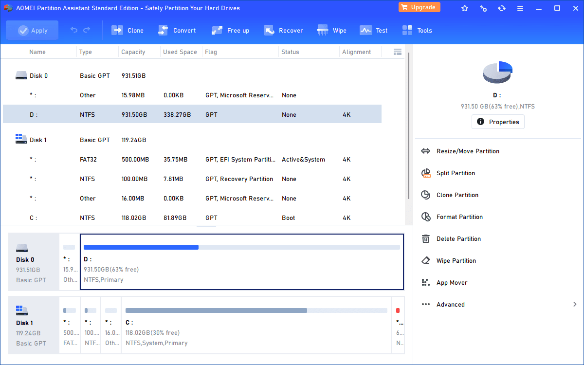 AOMEI Partition Assistant 