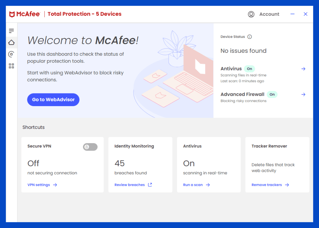 McAfee Antivirus 20.0 