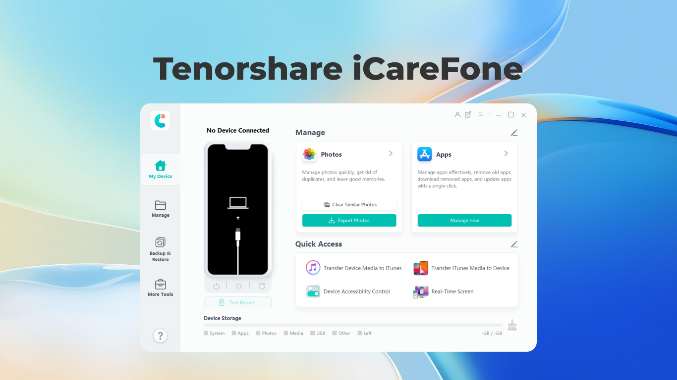 Tenorshare iCareFone