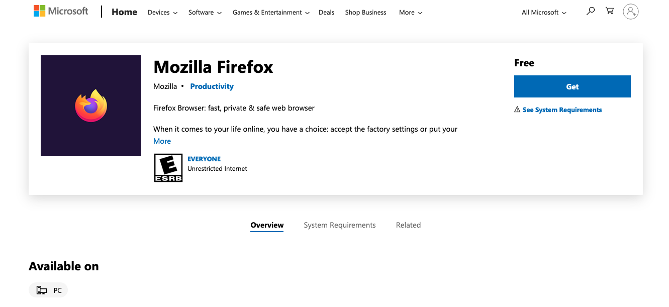 Mozilla Firefox 2025