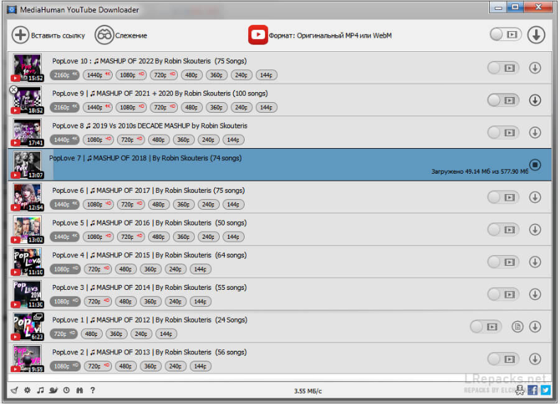 MediaHuman YouTube Downloader