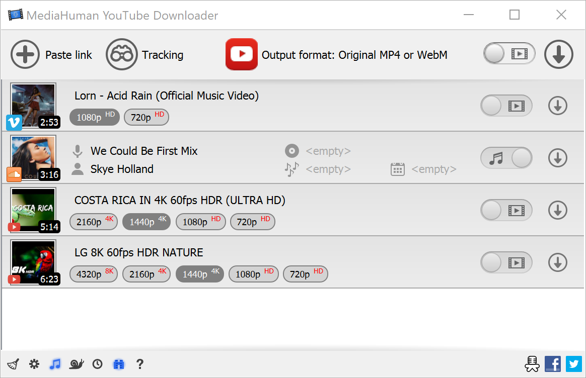 MediaHuman YouTube Downloader